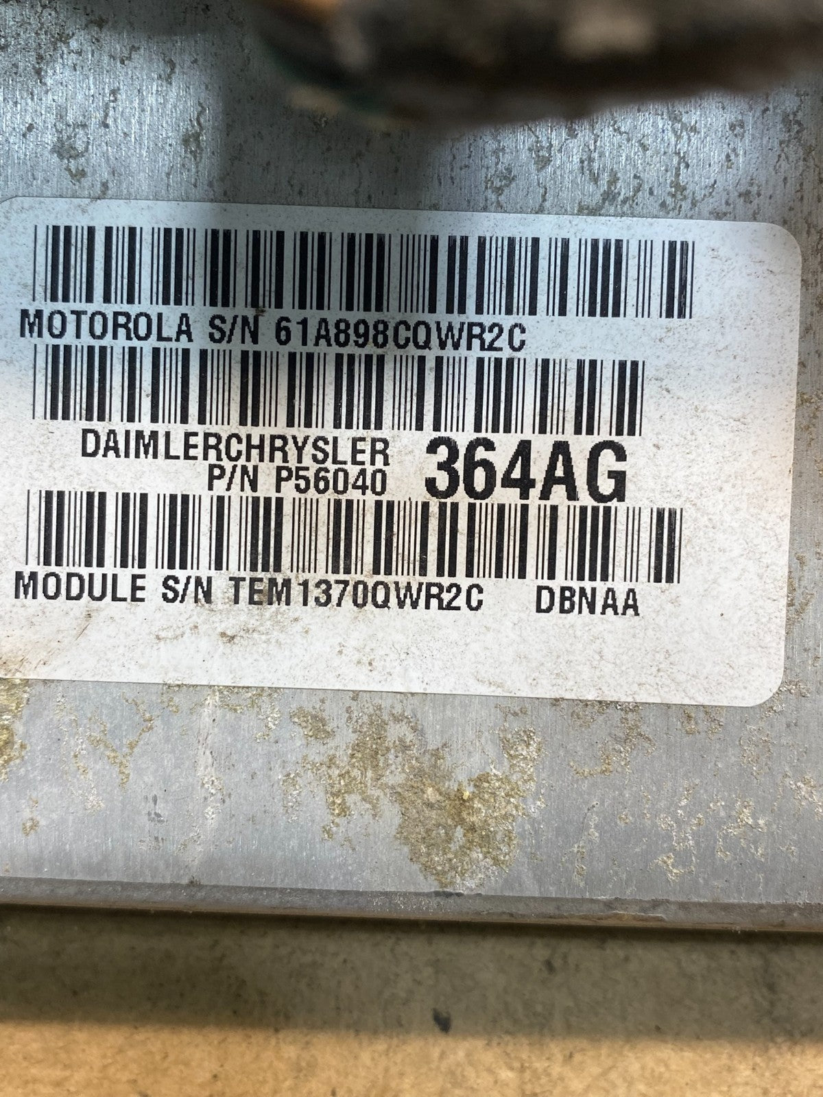 2000 Dodge Durango 4.7L Engine Computer Module ECU PCM p56040364ag AG7082 DG2