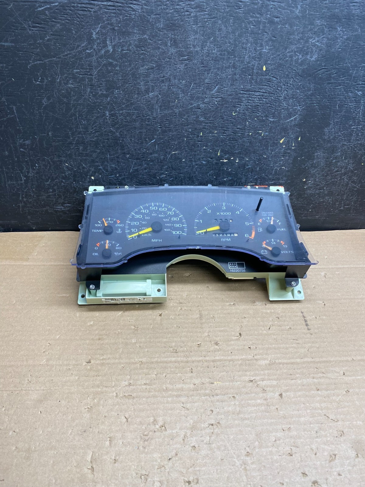 1995 1997 Chevrolet S10 Blazer Speedometer Instrument Gauge Cluster AG6343 DG0