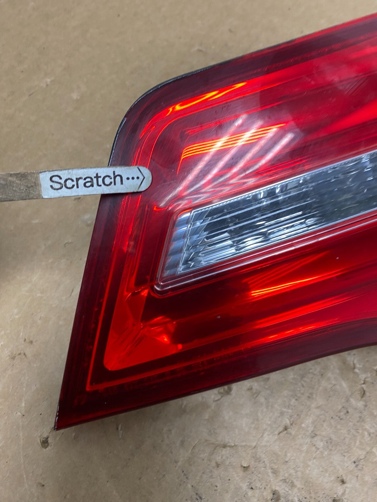 2007 2008 2009 Acura Mdx Right Passenger Rh Side Inner Tail Light Oem O5686 DW6