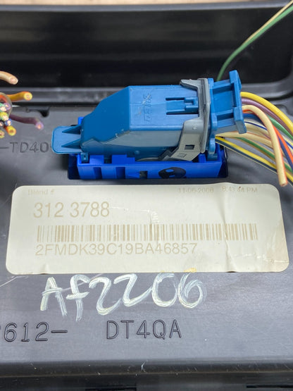 2007 - 2010 Ford Edge Heater Climate Control Radio Control Dash Bezel AF2206 DG8