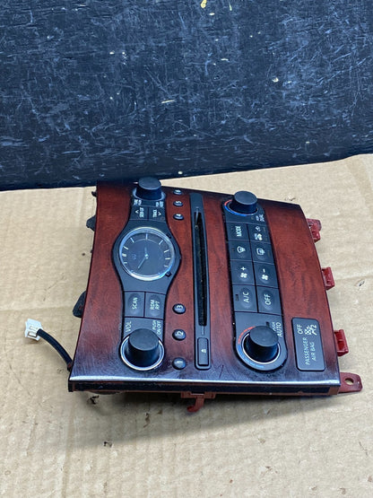 2009-2017 QX50 QX70 FX35 EX35 Radio Player Climate Control Panel Bezel AC9420 DG1