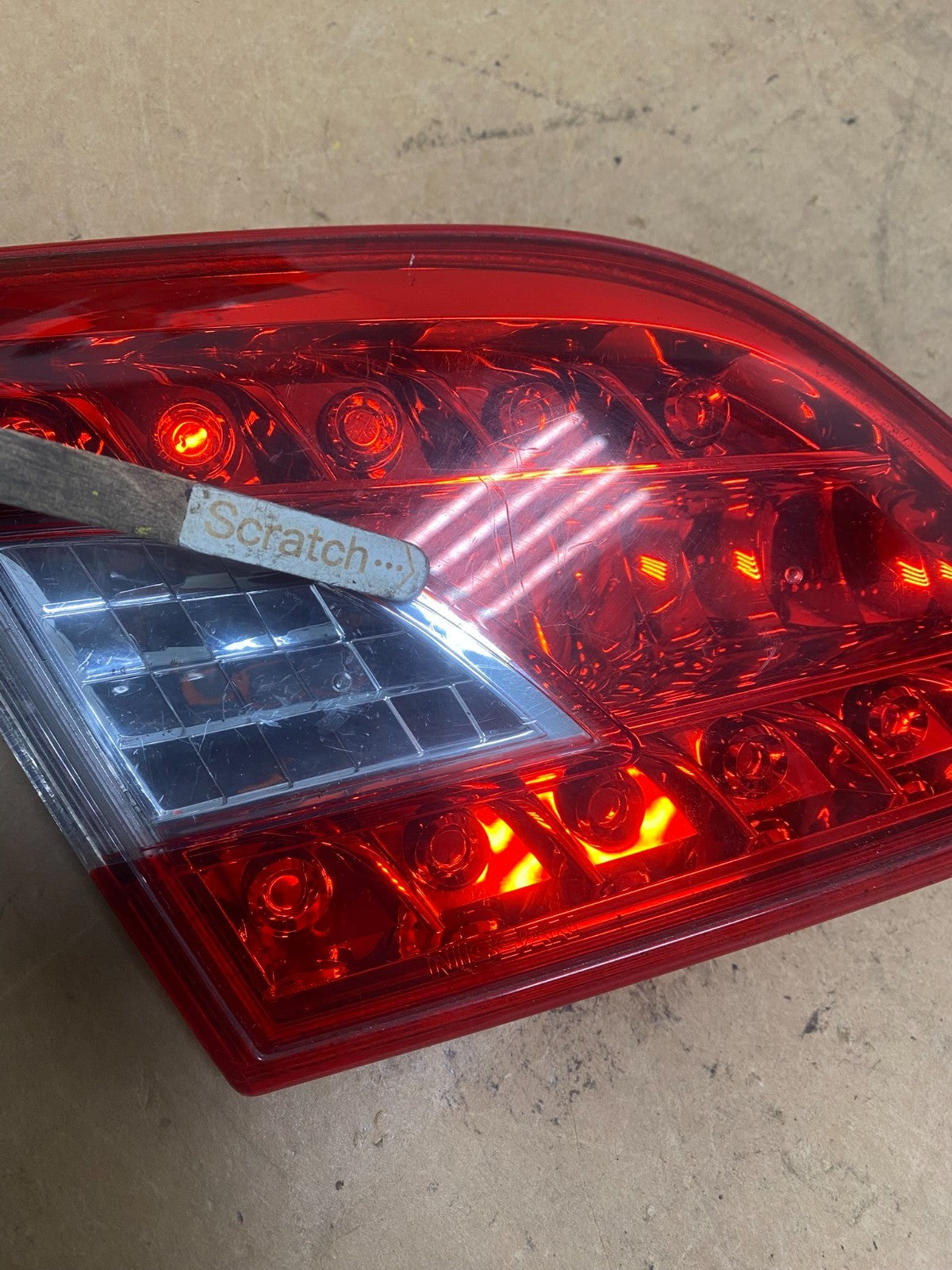 2013 2014 2015 Nissan Sentra Led Left Driver LH Inner Tail Light Oem X5248 DW3
