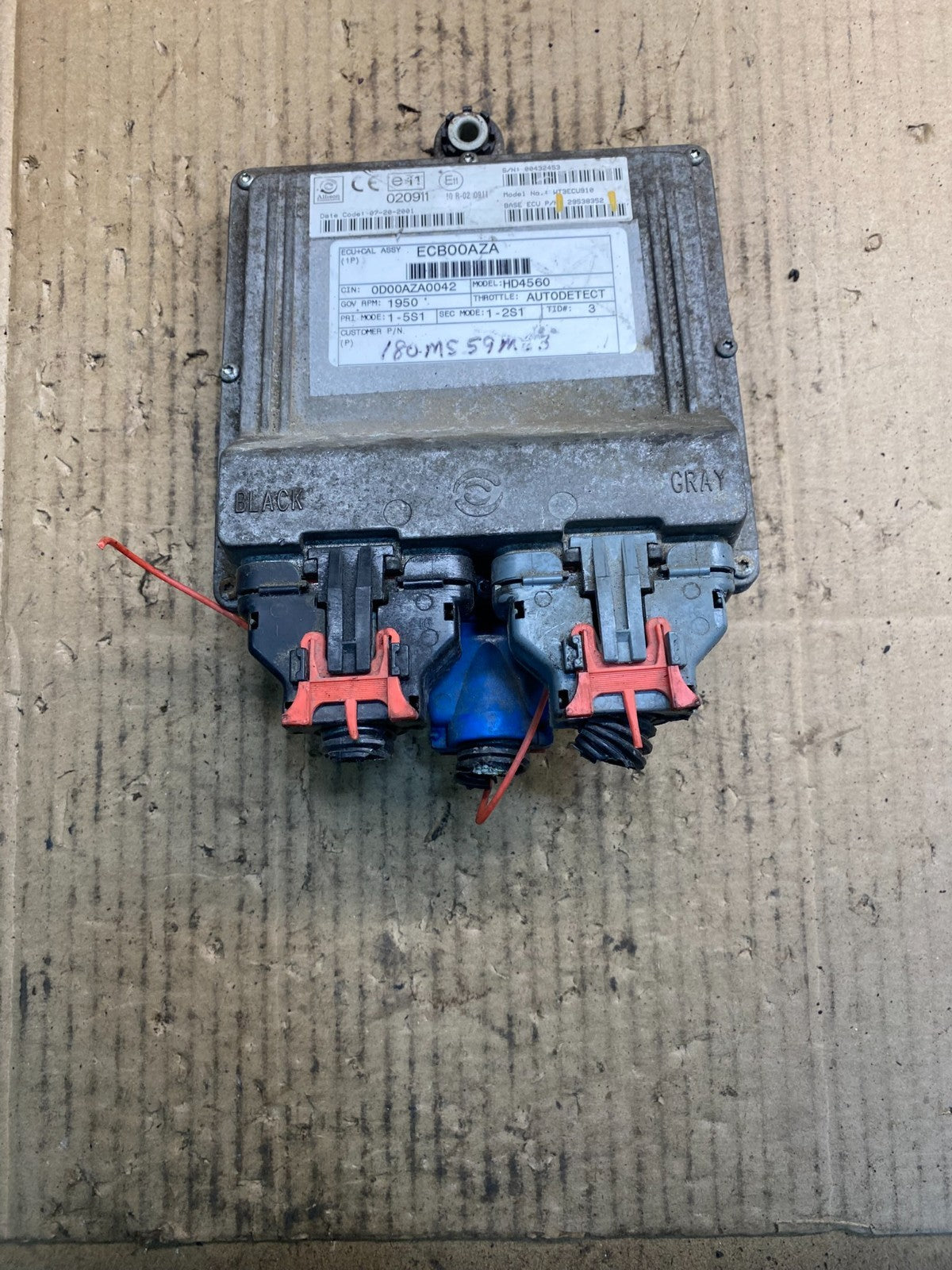29538352 Allison TCM Transmission Control Module Computer Auto AB2768 DG0