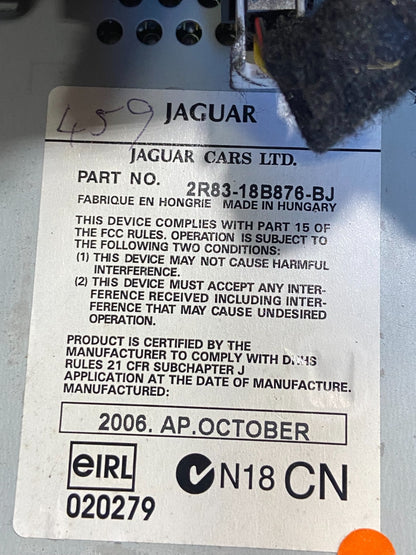 2003-2008 Jaguar S-Type Dash Climate A/C Screen Radio AM/FM Panel AF9414 DW6