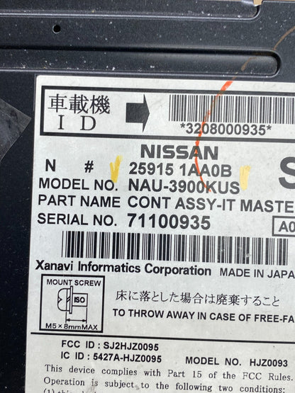2009 Nissan Murano Maxima Radio CD Navigation AC4855 DG5