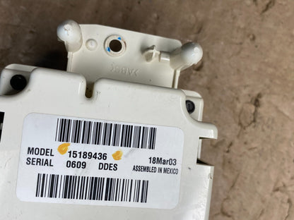 2003 to 2006 Chevrolet Silverado HVAC Heater Climate Control Module AG8453 DG5