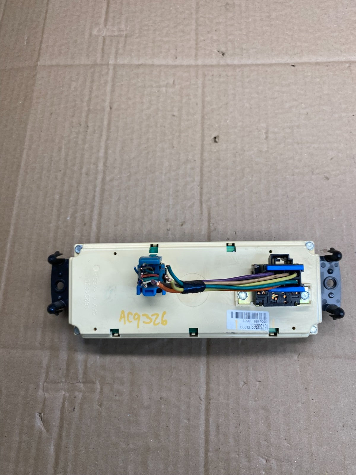 1999 to 2002 Chevrolet Silverado HVAC Heater Climate Control Module AC9326 DG3