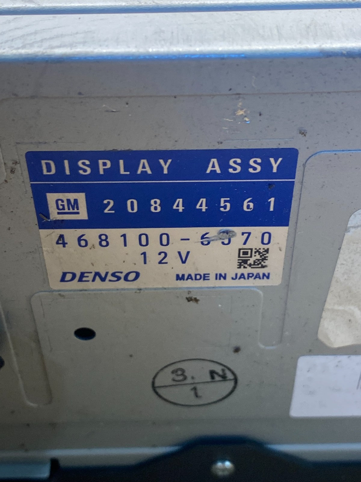2009 to 2011 Cadillac Sts Radio 6 Disc Screen Display CD Player AE7518 DG6