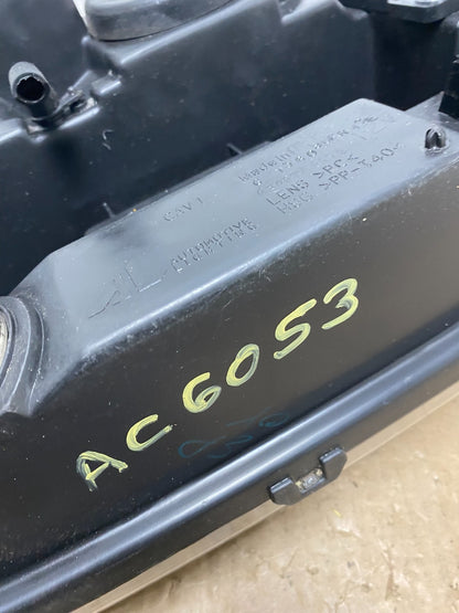 2006 - 2009 Chevrolet Trailblazer Left Headlight Flush Half Grille Bar AC6053 DW10