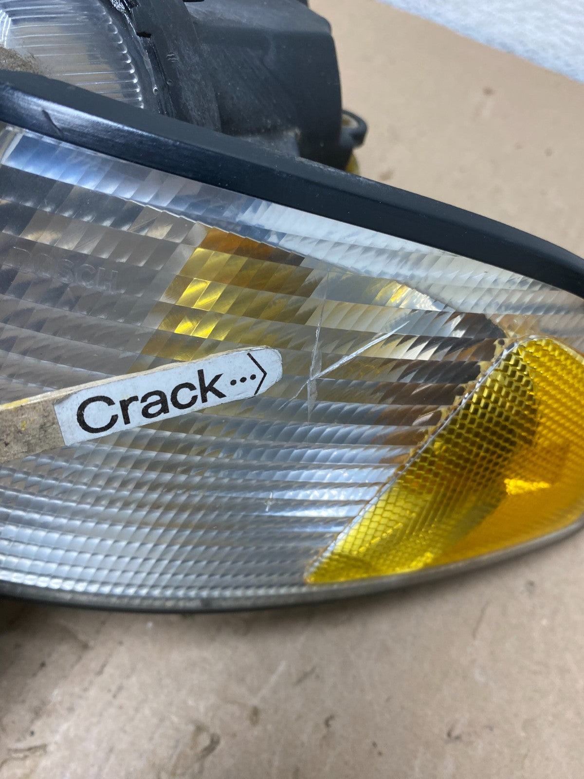 Halogen 1996 to 1999 Audi A4 Left Driver LH Side Headlight AF3223 DW4
