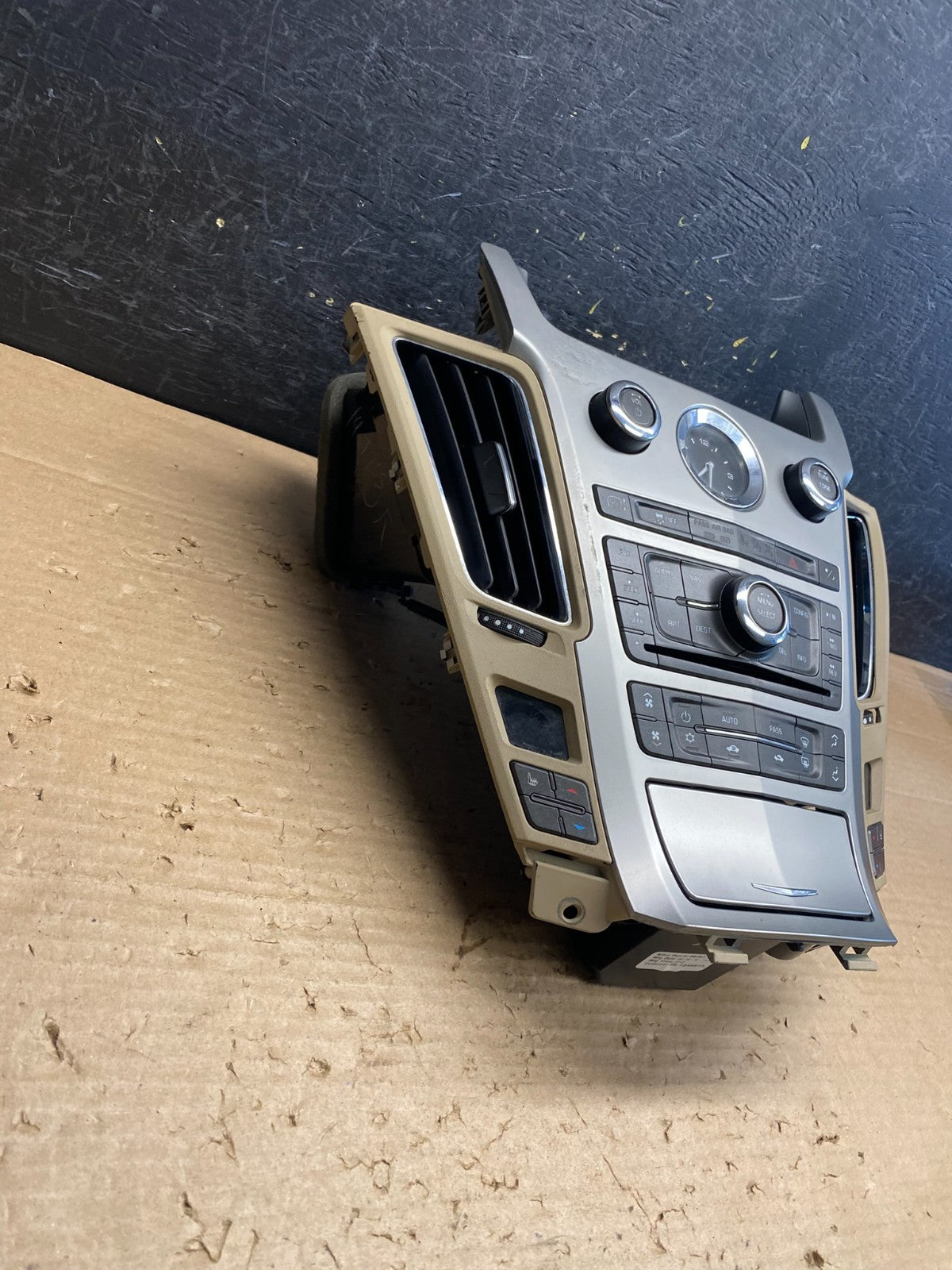 2009-2013 Cadillac CTS A/C Heater Radio Climate Control Panel Bezel OE ag8471 DG5