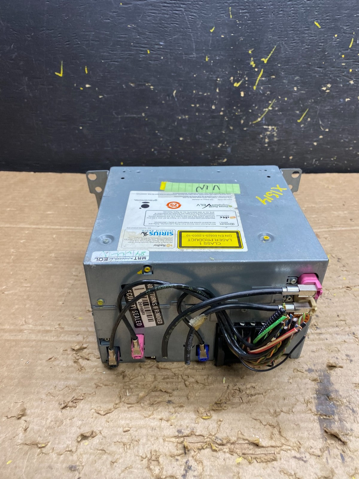 2011-2014 BMW X3 Radio Receiver Stereo Audio Head Unit AM FM CD Player AD1687 DG3