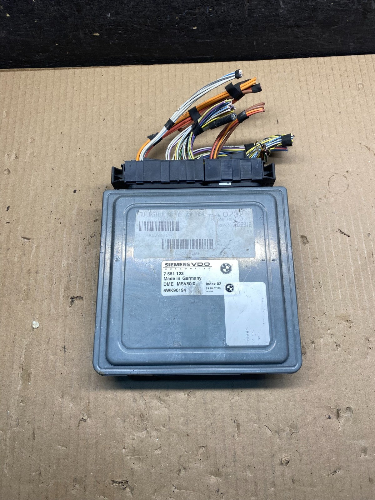 2007 - 2011 BMW 328i 528i E90 ECM ECU Engine Computer 7581123 AH7473 DG0