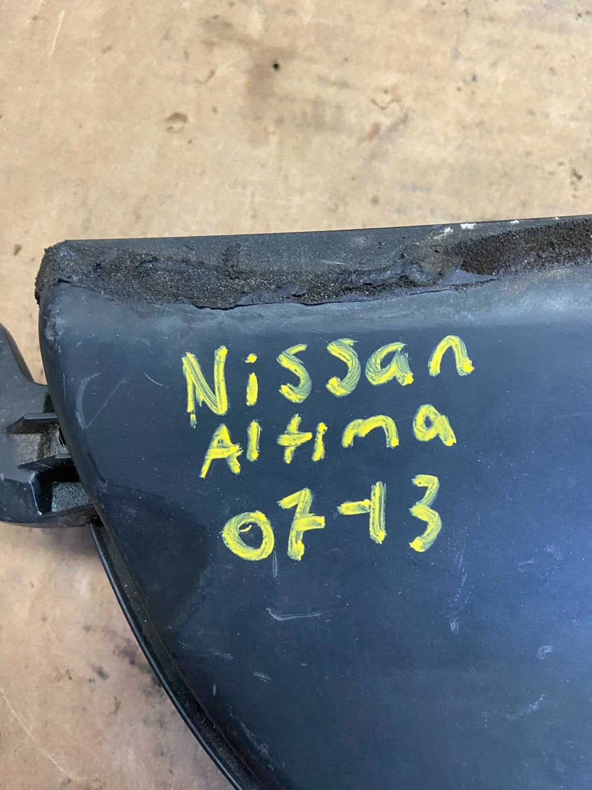 2007 to 2012 Nissan Altima Upper Air Intake Duct  16554JA100 R0314 DG8