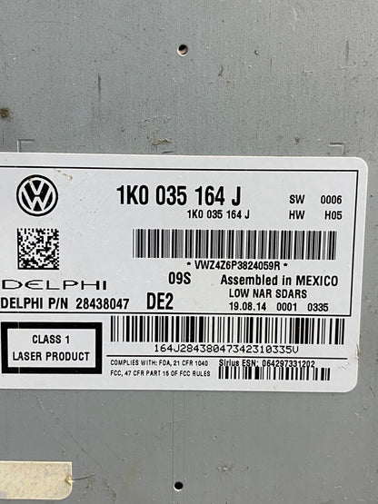 2015 2016 2017 Volkswagen Jetta Radio CD Player AM/FM AI7107 DG7