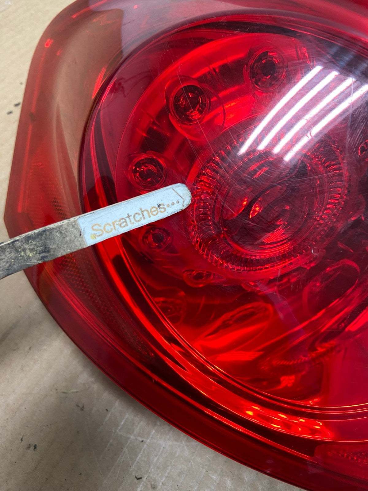 2007 to 2013 Infiniti G35 G37 Sedan Left Driver LH Side Tail Light AI7850 LK3