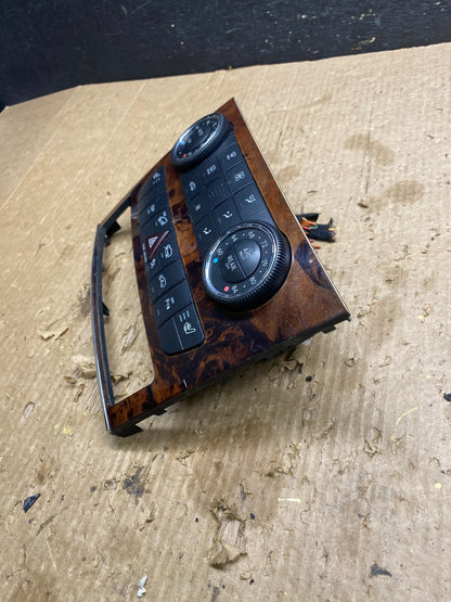 2007-2012 Mercedes X164 GL350 GL450 Climate Control Bezel Wood Switch z7441 DG2