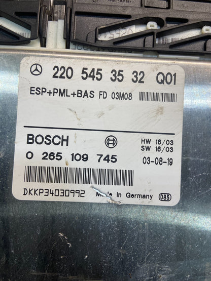2003 - 2006 Mercedes S430 S500 ABS ESP Control Module Unit OEM Y4107 DG3
