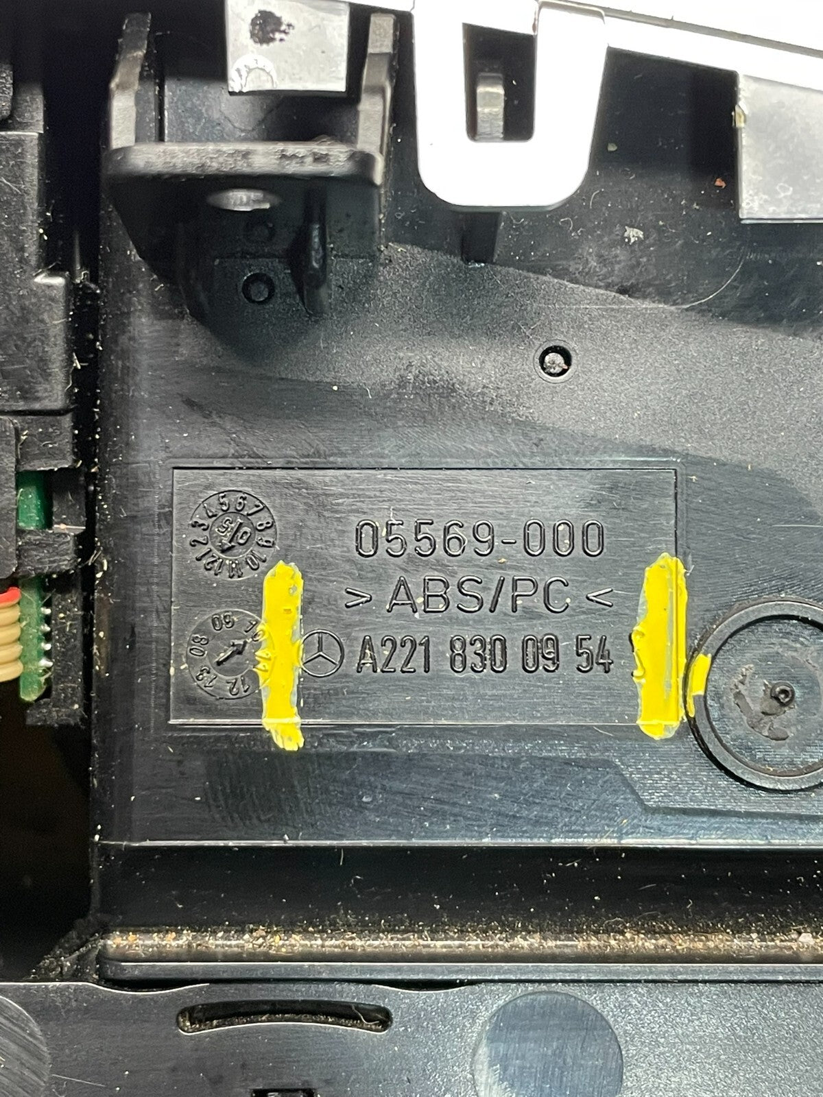 2007-2013 Mercedes Benz S W221 Air Vent Switch Climate Control Panel j9371 DG7