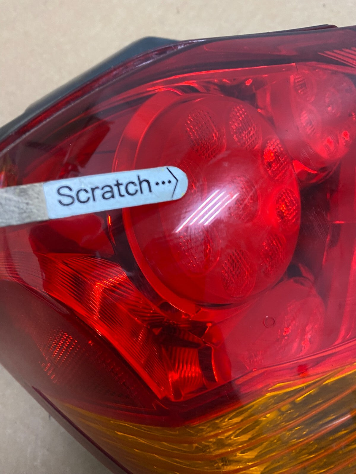 2010 to 2018 Mitsubishi Outlander Sport Left Driver Lh Side Tail Light L24753