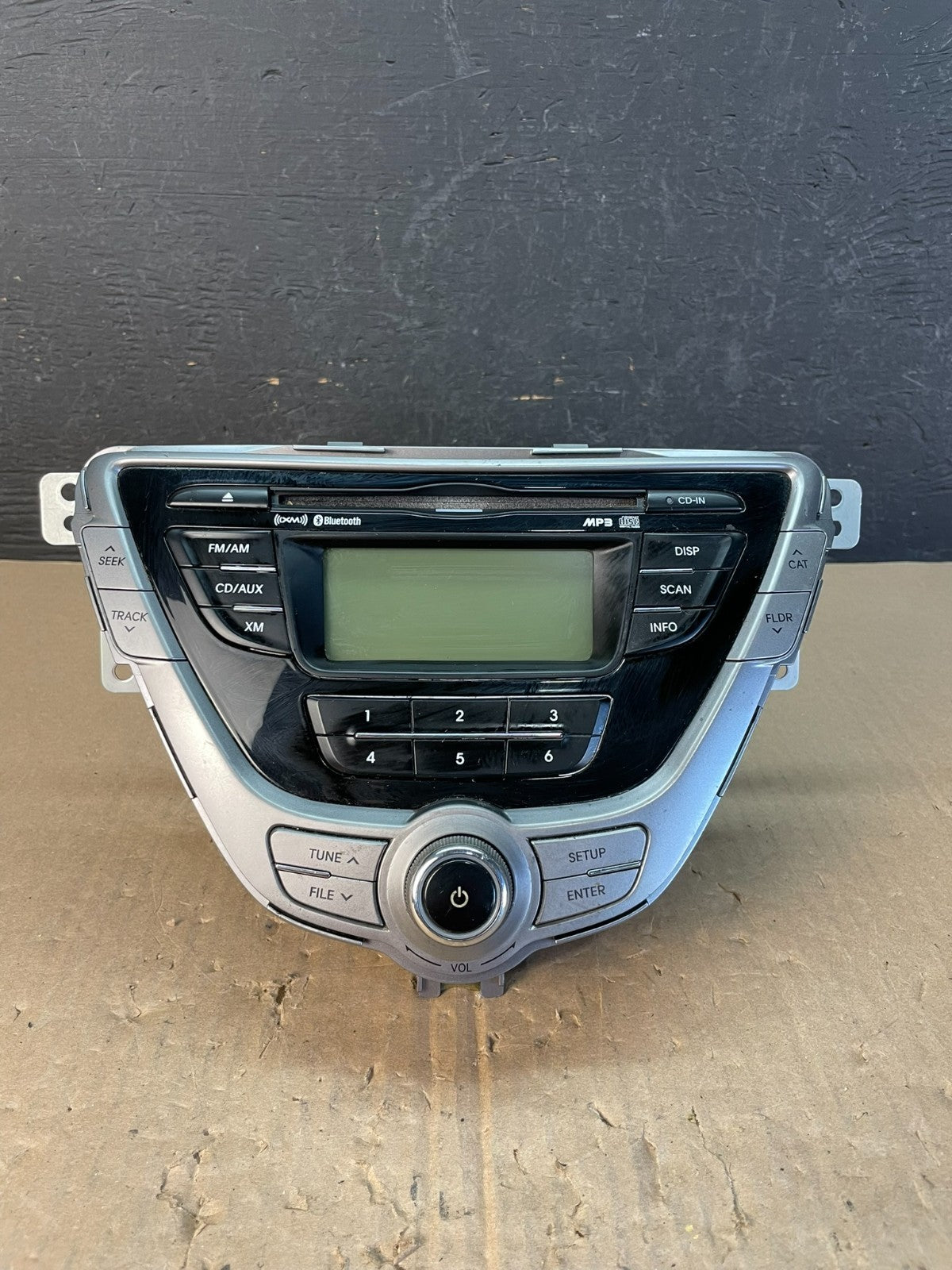 2011-2013 Hyundai Elantra Center Radio Climate Control Air Vent Bezel AD5975 DG0