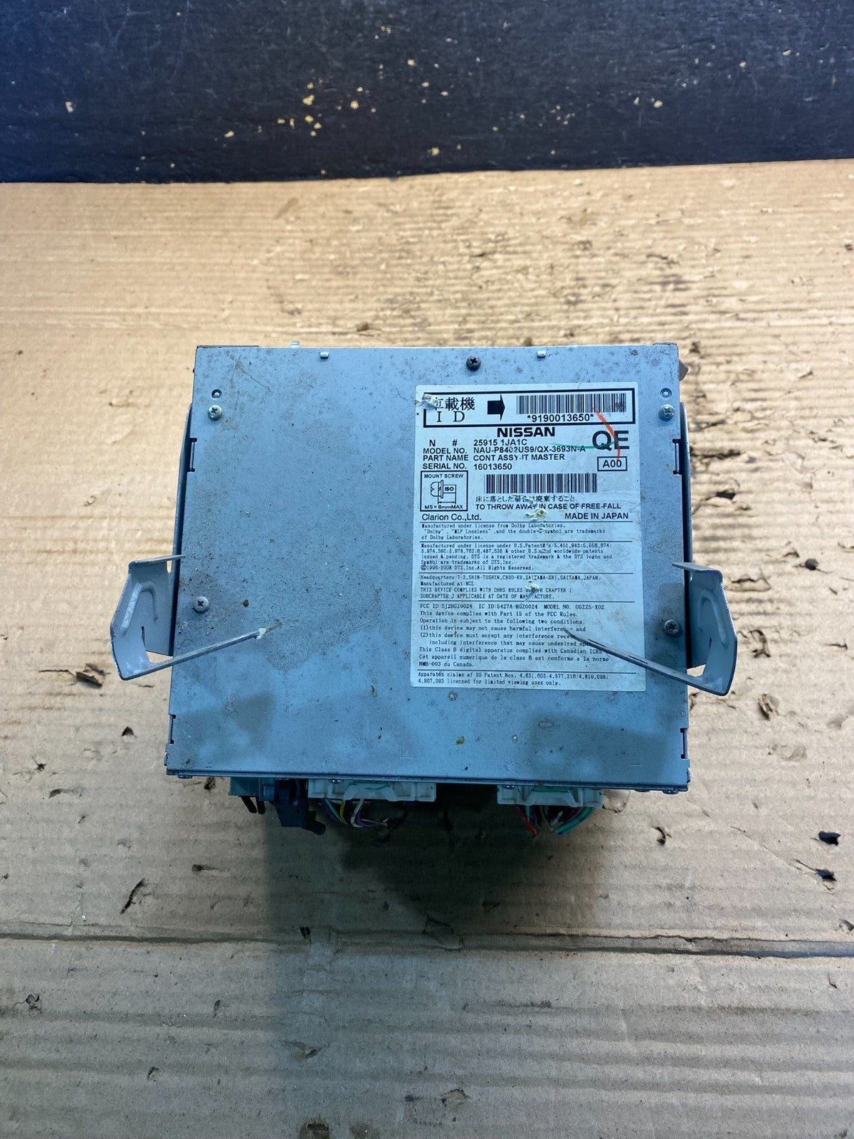 2011-2014 Nissan Murano AM FM Player Radio Receiver  OEM AA3401 DG3