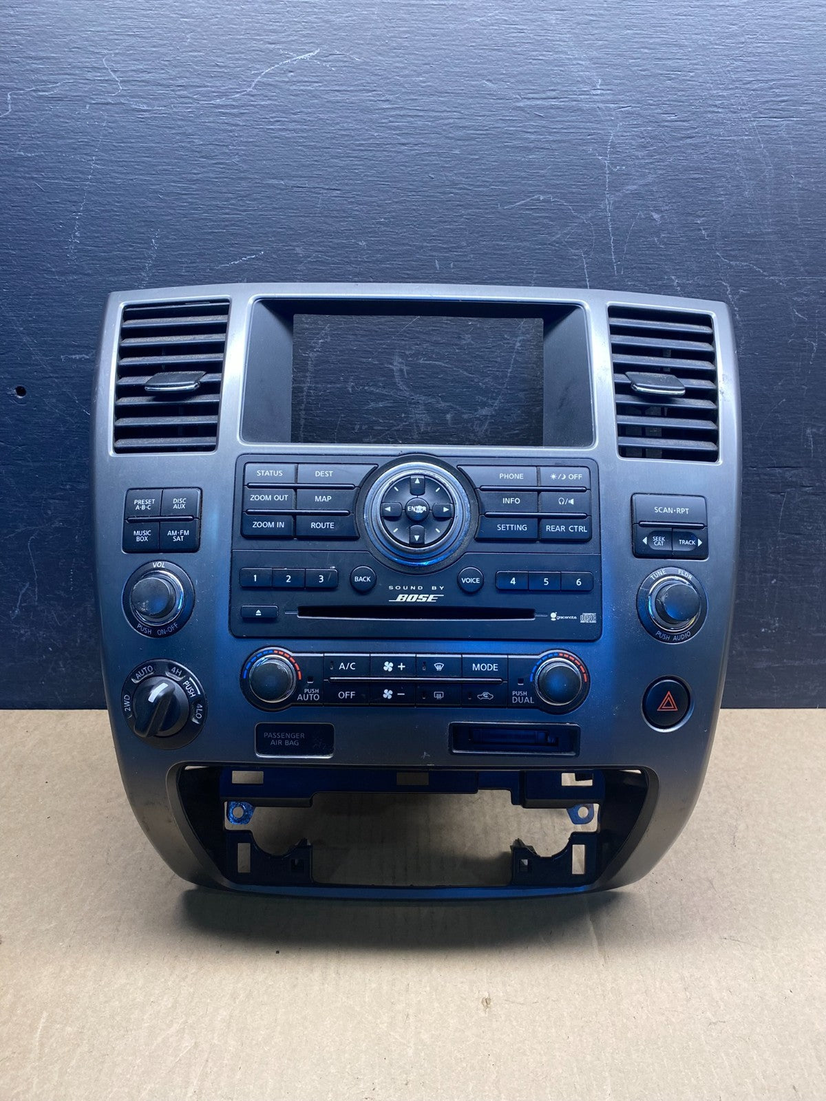 2008 to 2012 Nissan Armada Bose Radio CD Player A/C Climate Control OE AG7115 DW0