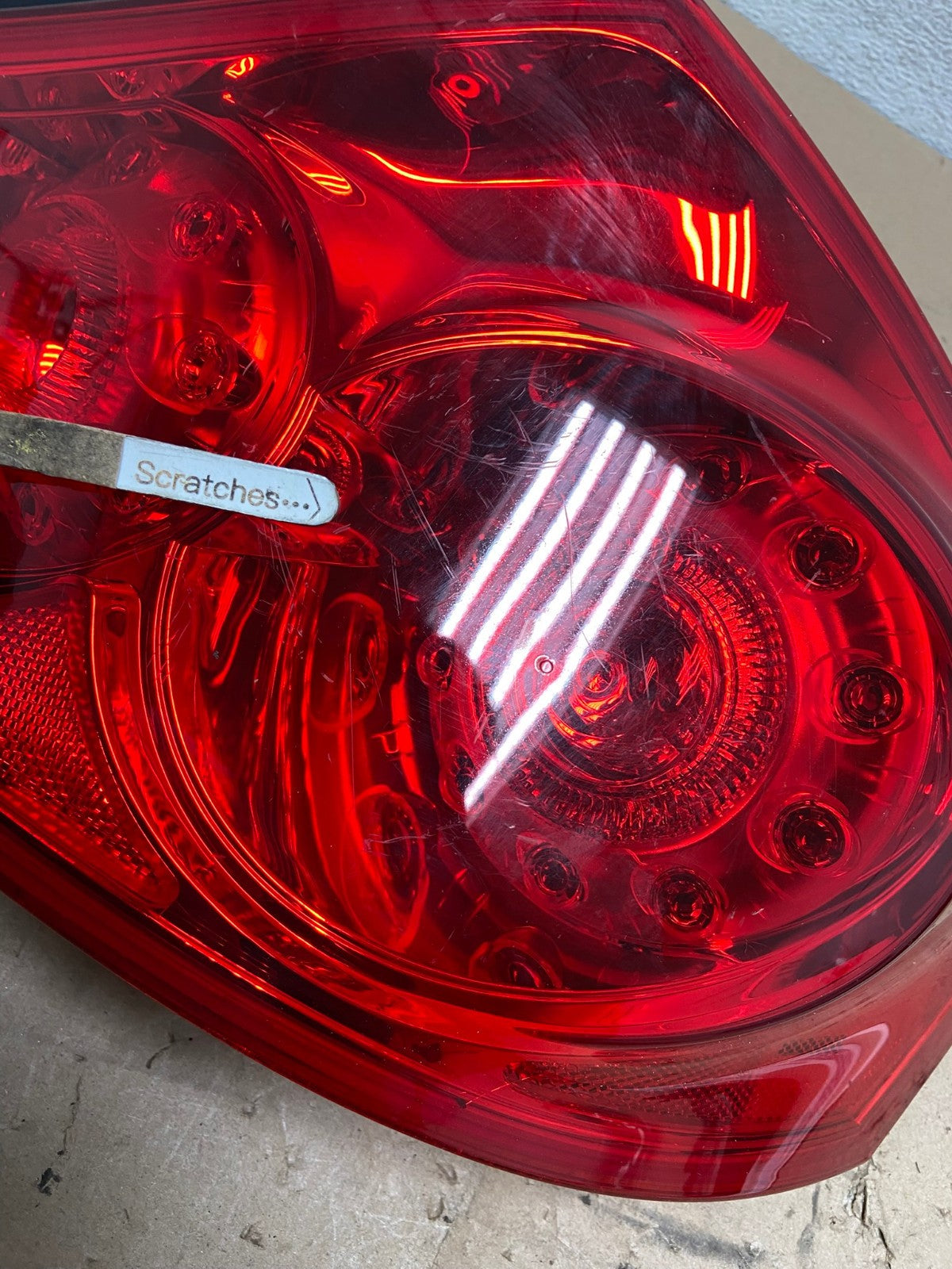2007 to 2013 Infiniti G35 G37 Sedan Right Passenger Rh Tail Light AG5480 LK3