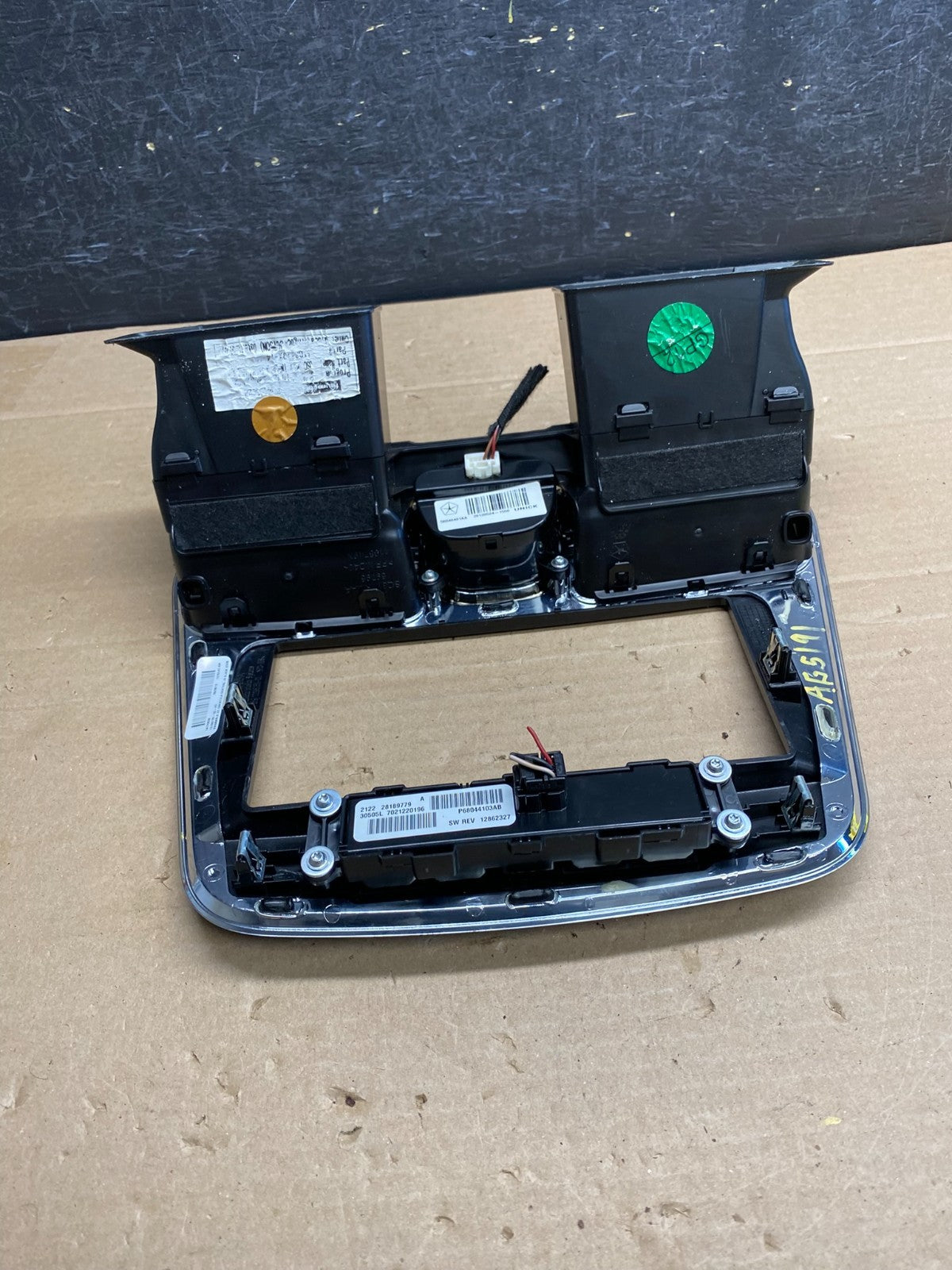 2011-2014 Chrysler 200 Dash Radio Bezel Trim Clock Hazard Bezel AG5191 DG6