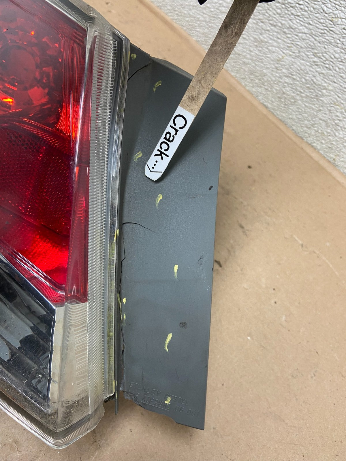 2008 to 2012 Honda Accord Sedan Tail light Left Driver LH Side AB0164 LK4