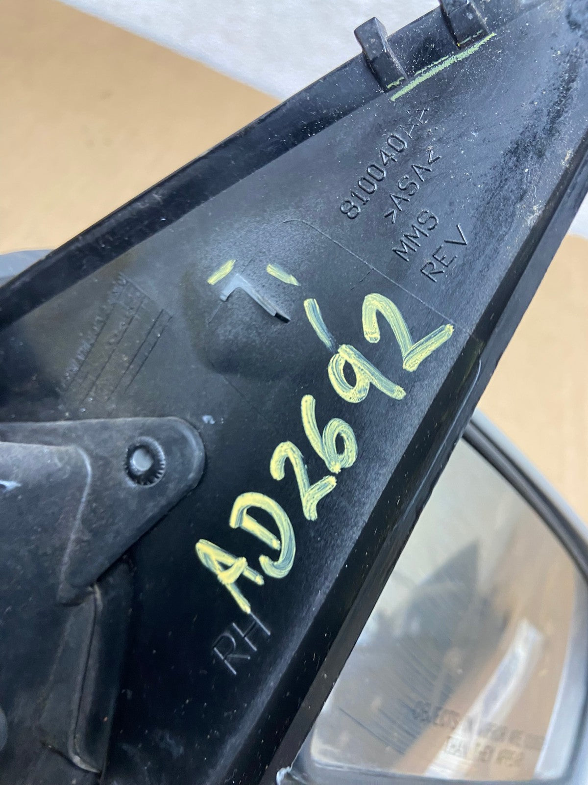 2005 to 2011 Cadillac STS Right Passenger RH View Door Mirror AD2692 LK7
