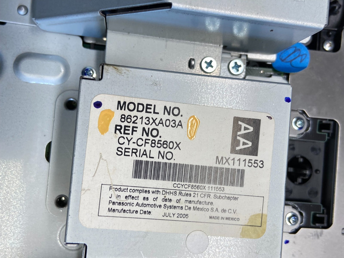 2006-2009 Subaru Tribeca Radio CD Player Climate Control Bezel Panel AH3816 DG8