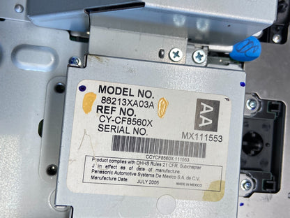 2006-2009 Subaru Tribeca Radio CD Player Climate Control Bezel Panel AH3816 DG8