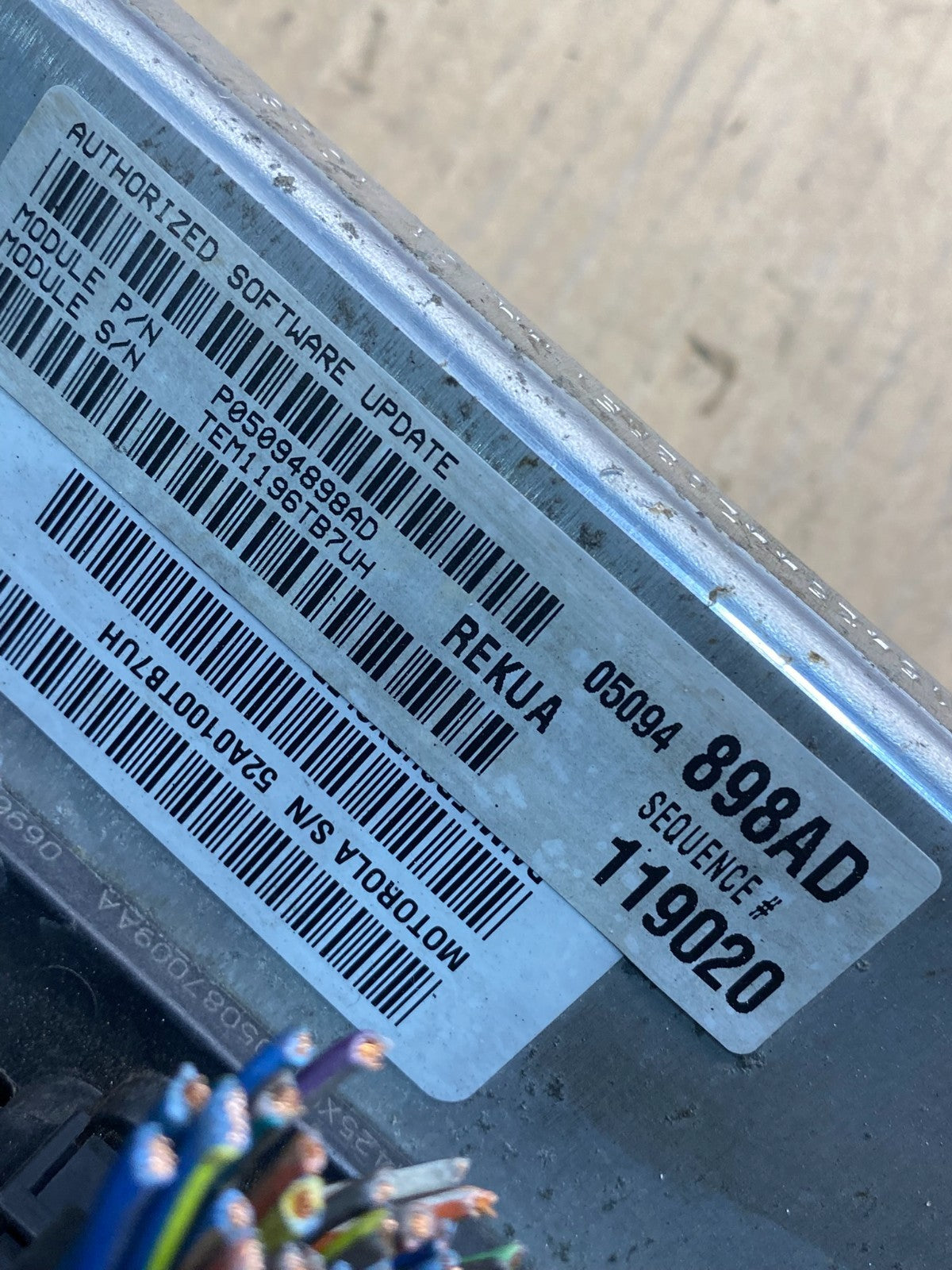 2005 to 2006 Jeep Grand Cherokee 3.7L Engine Ecm Ecu Computer Module ai4969 DG2