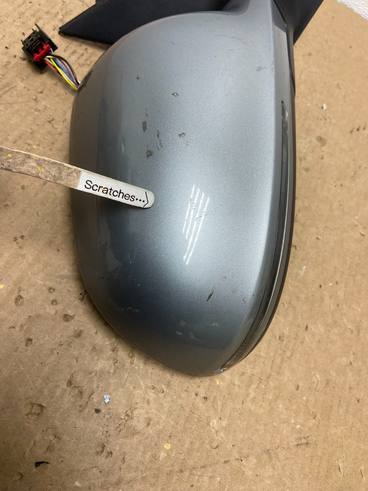 2009 to 2012 Audi A4 Right Passenger RH Side View Power Door Mirror AC1414 DW6