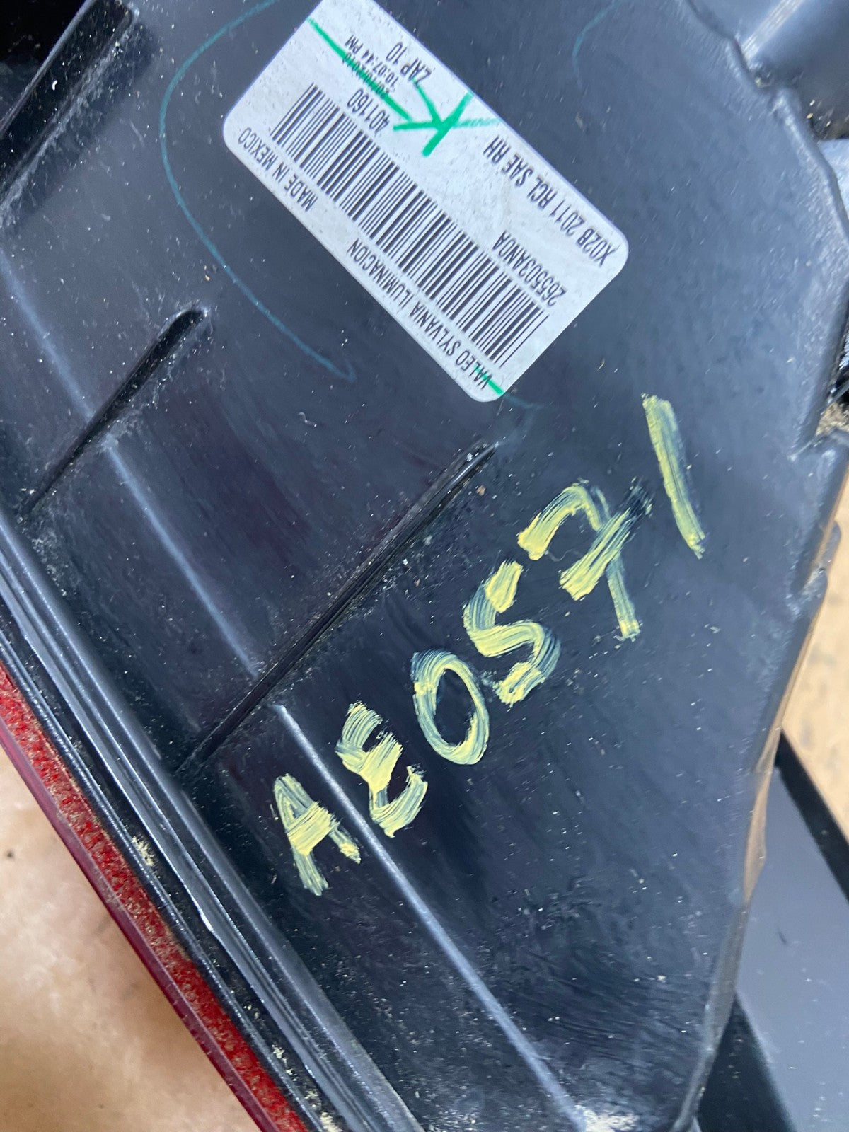 2012-2019 Nissan Versa Sedan Right Side Passenger Rh Tail Light AE0571 LK7