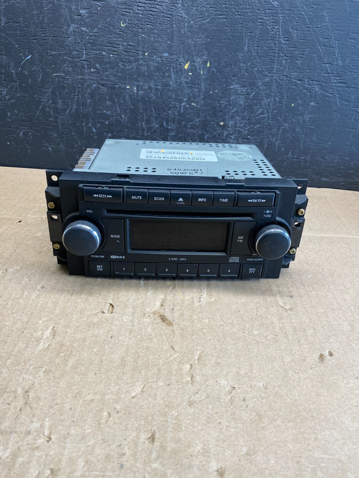 2005 2008 Jeep Dodge Chrysler Screen Display CD Player Satellite Radio ac6303 DG0