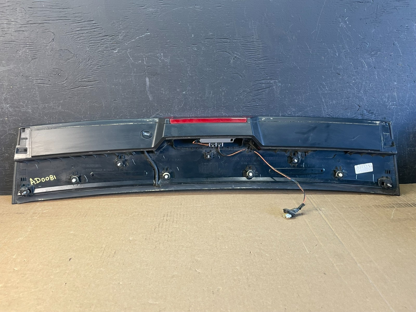 2011 to 2017 Honda Odyssey Rear Trunk Spoiler Gate AD0081 DG5