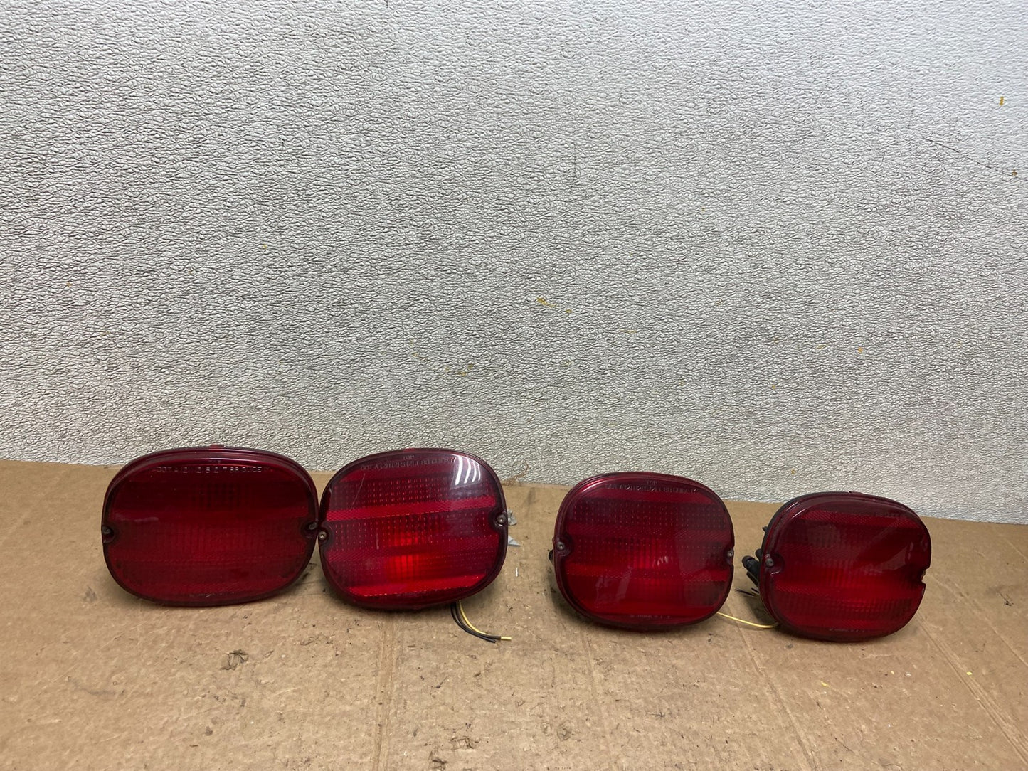 1991 to 1996 Chevrolet Corvette C4 Rear Set 4pcs Tail Lights AA4199 DG0