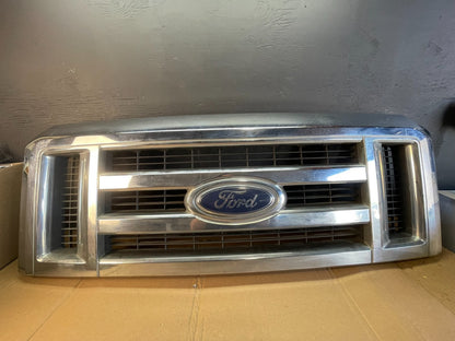 2008 to 2014 Ford Econoline E150 E250 Front Upper Chrome Grill Grille ac5268 DG0
