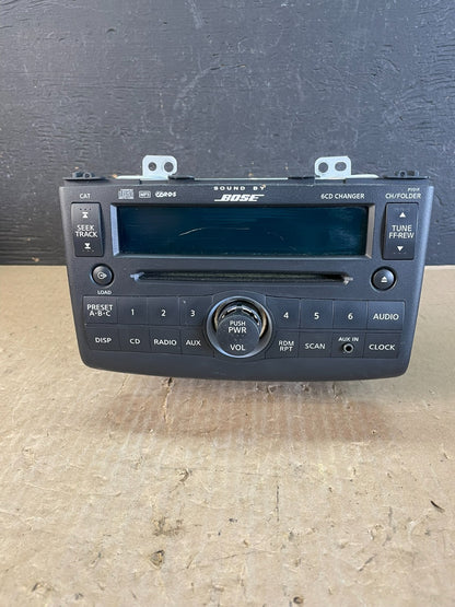 2008-2009 Nissan Rogue Bose Radio Stereo 6 Disc Changer CD Player AD59290