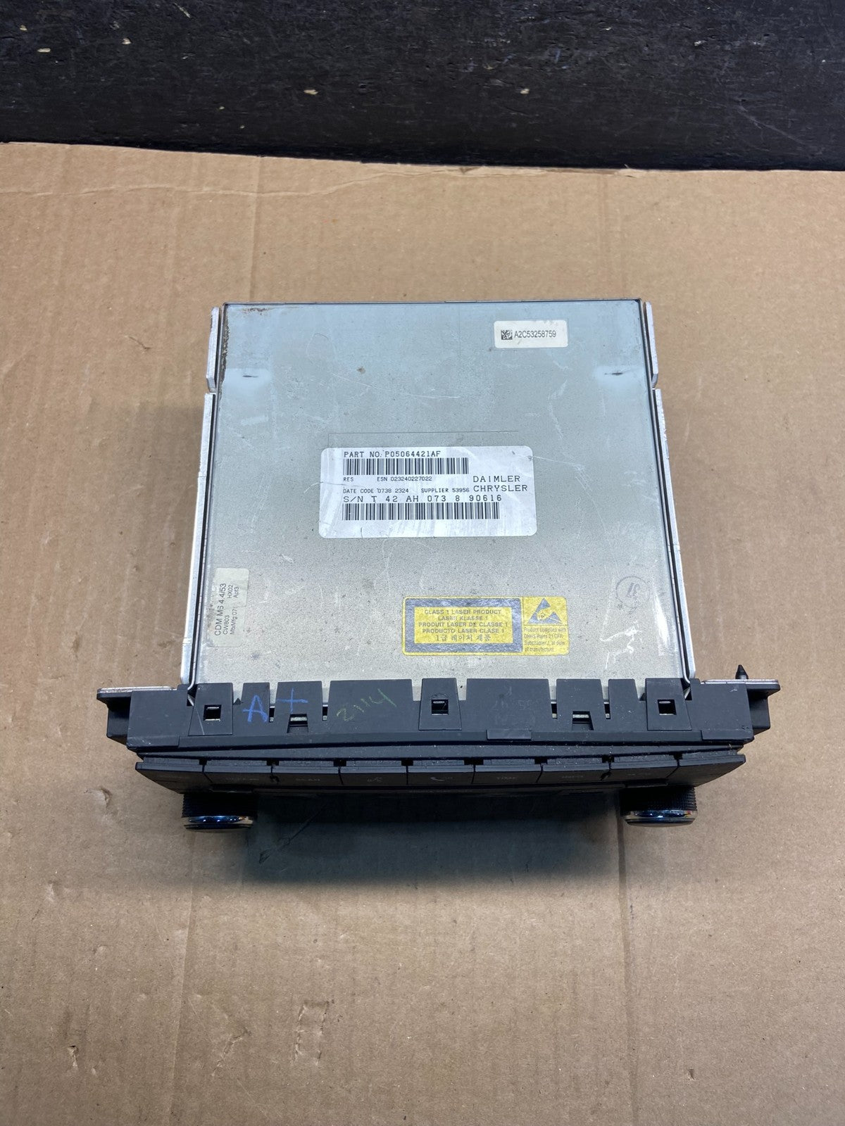 2007-2012 Chrysler Dodge Jeep Ram Radio CD MP3 AUX Receiver AG1683 DG3