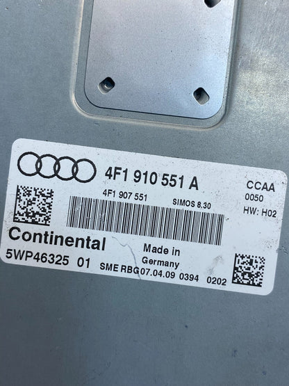 2009 to 2011 Audi A6 Engine Computer Module 4F1910551A AI9873 DW2