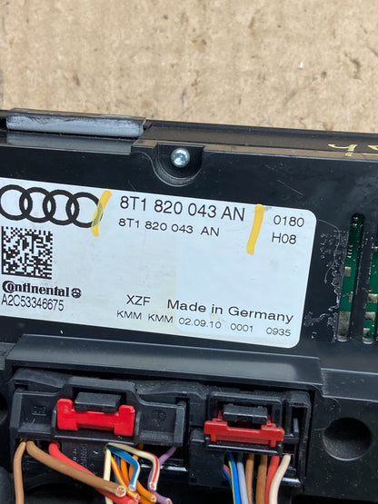 2008 - 2012 Audi A4 A5 Front Heater AC Climate Control Panel Oem Y5446 DG4
