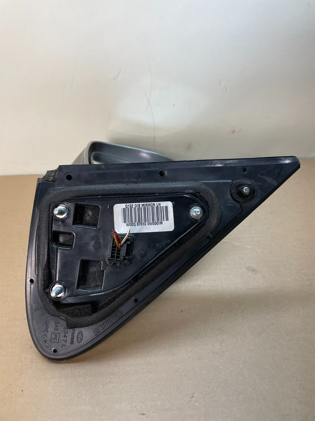 2007 to 2012 Hyundai Santa Fe Left Driver LH Side View Mirror Power AH8783 DW4