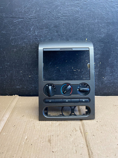 2004 to 2008 Ford F150 Radio Climate Dash Bezel Surround Black AI2780 DG0