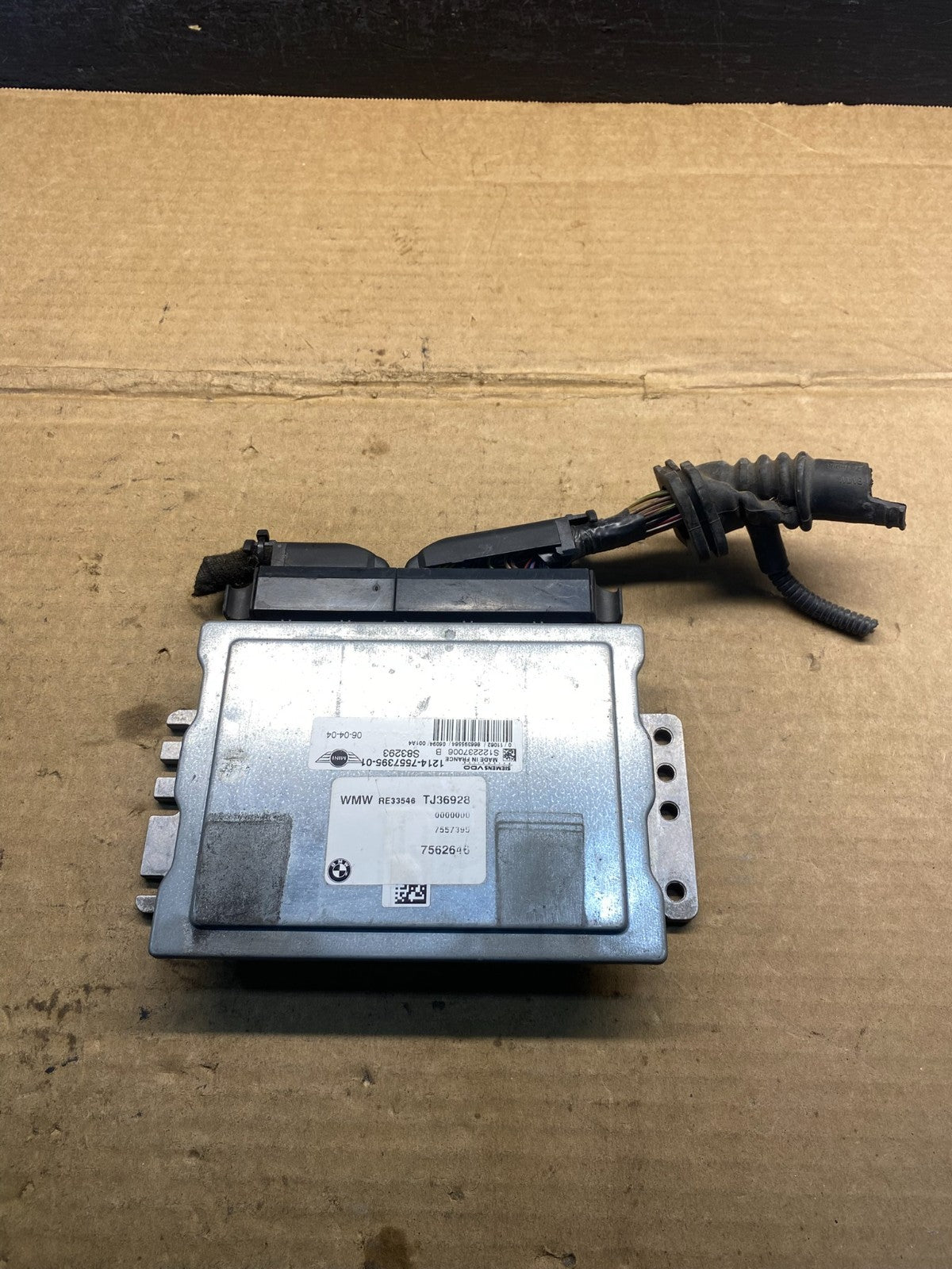 2002 to 2006 Mini Cooper 1.6L Engine Computer Ecu Pcm Ecm Pcu AD3500 DG0