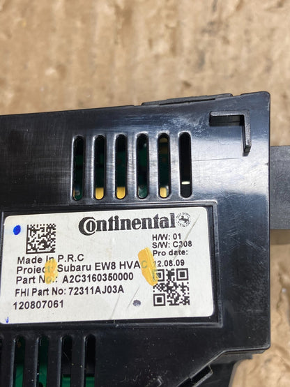 2010 - 2014 Subaru Outback Legacy A/C Heater Climate Control Unit AE4490 DW5