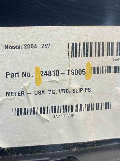 2004 to 2005 Nissan Titan Speedometer Cluster Gauge Bezel AD1662 DG5