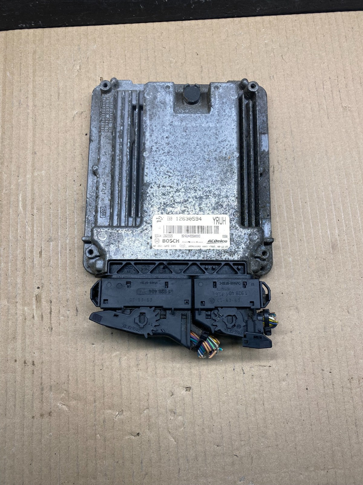 2009 GMC Acadia Traverse Engine Control Unit Module ECM ECU AJ0185 DG0